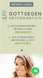 Mobile Screenshot of gottsegenorthodontics.com
